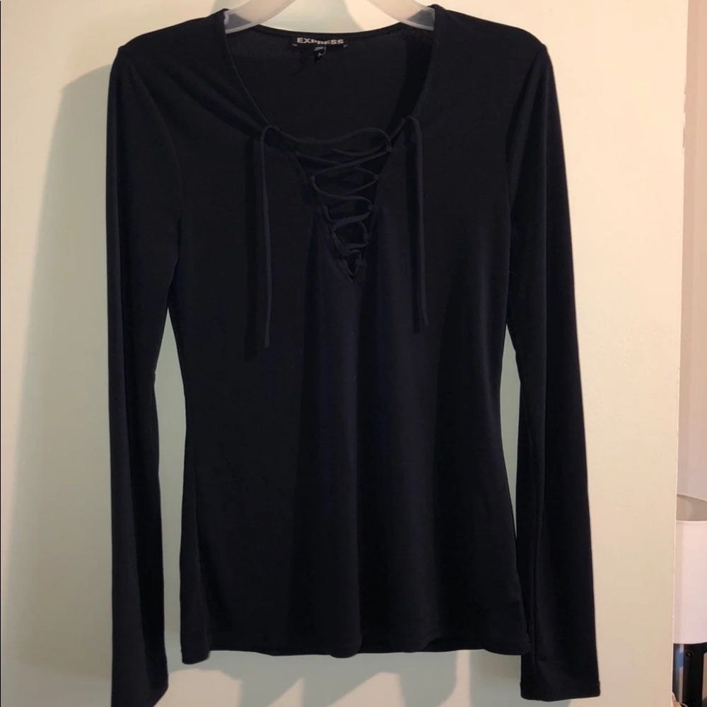 Cross-cross long sleeve